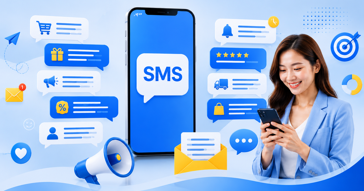 20 ตัวอย่างข้อความ SMS Marketing พร้อมนำไปใช้
